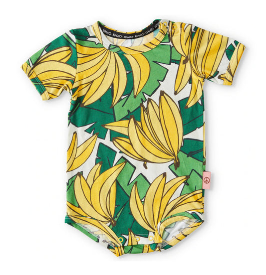 Bananarama Organic Short Sleeve Romper - Kip&Co