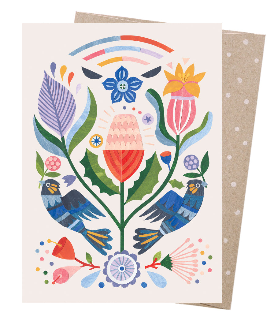 Spring Confetti Greeting Card - Earth Greetings