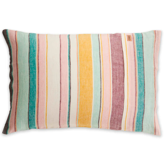 Hat Trick Woven Stripe Linen Pillowcases Set/2 - Kip&Co