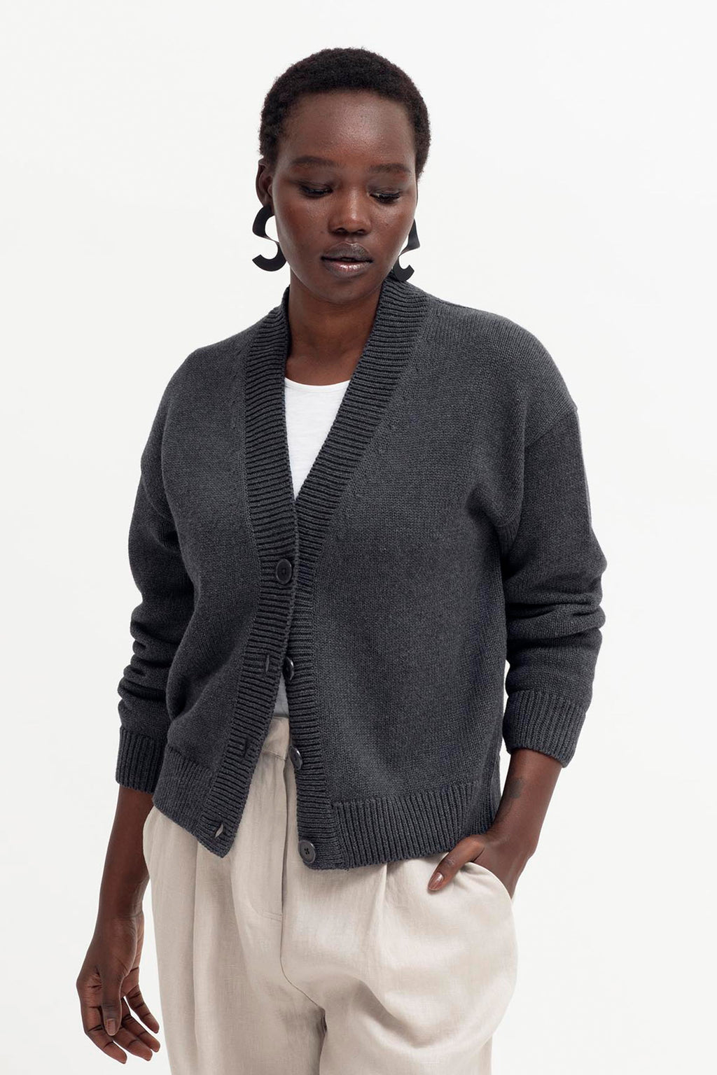 Grey on sale slouchy cardigan