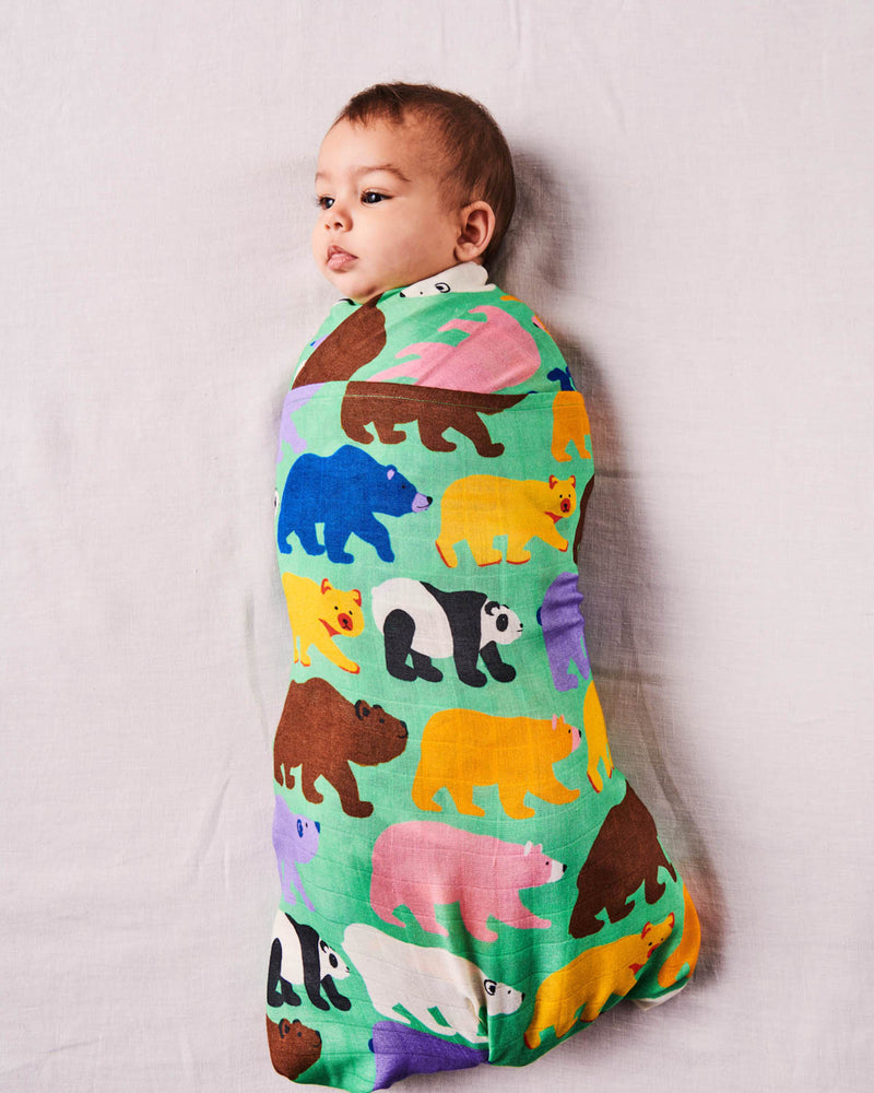 Can't Bear It Bamboo Swaddle - Kip&Co