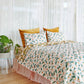Daisy Bunch Organic Cotton Quilted Bedspread Large - Kip&Co