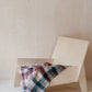 Recycled Wool Small Pet Blanket in Forest Herringbone Check - tbco